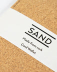 Sustainable cork Card Holder, sand range