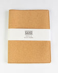 Sustainable cork A5 notebook cover + Refill, sand range