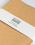 Sustainable cork A5 notebook cover + Refill, sand range