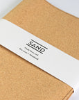 Sustainable cork A5 notebook cover + Refill, sand range