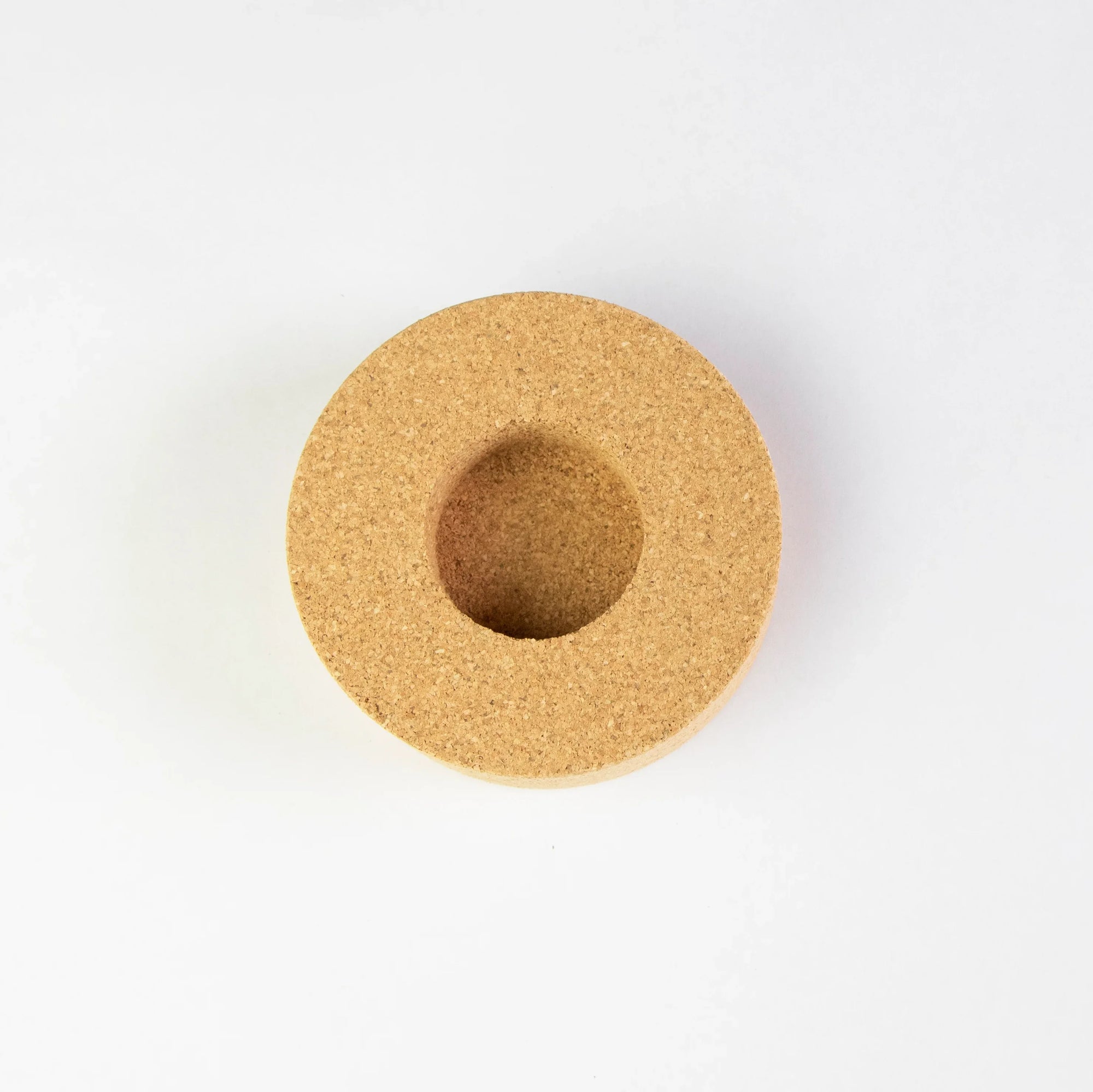 Sustainable cork tea light holder, sand range