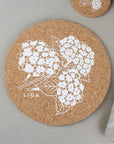 Cork Placemats | Hydrangea