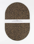 Dash Recycled Rubber & Cork Placemats | Oval Set of 4