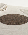 Dash Recycled Rubber & Cork Placemats | Round Set of 4