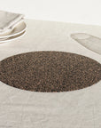 Dash Recycled Rubber & Cork Placemats | Round Set of 4