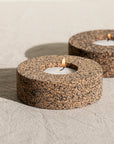 Eco Tea Light Holder | Eco Recycled Rubber and Cork