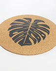 Cork Max Placemats | Monstera | 3 Sets for 2