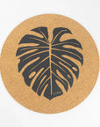 Cork Max Placemats | Monstera | 3 Sets for 2