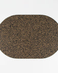 Dash Recycled Rubber & Cork Placemats | Oval S/8 + 2 sets of FREE coasters