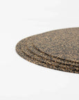 Dash Recycled Rubber & Cork Placemats | Oval Set of 4