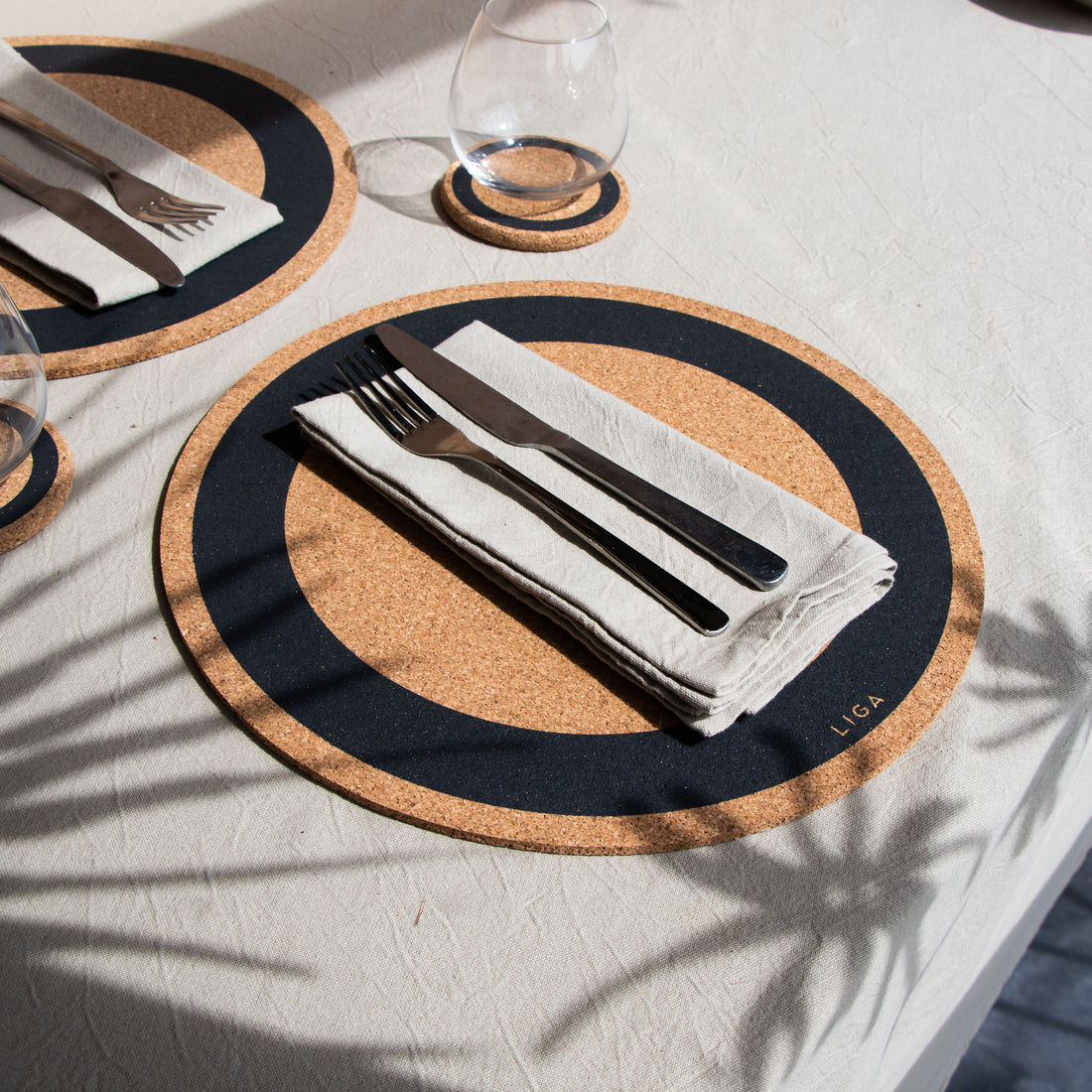 Cork Max Placemats | Earth Grey
