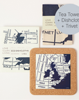 Shipping Forecast | Cork and Tile Trivet, Tea Towel and Dishcloths