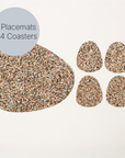 Pebble Placemats and Coasters | S/4