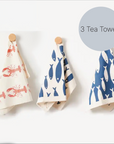 Organic Tea Towels | Coastal Collection