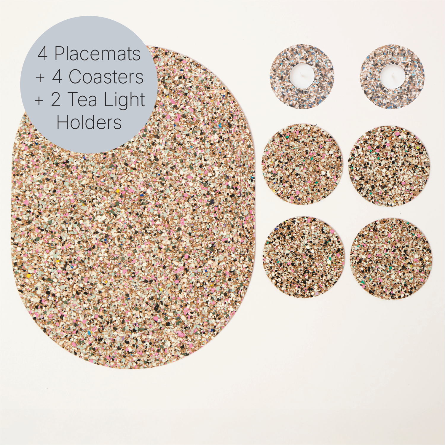 Beach Clean Sustainable Dining Bundle - Oval