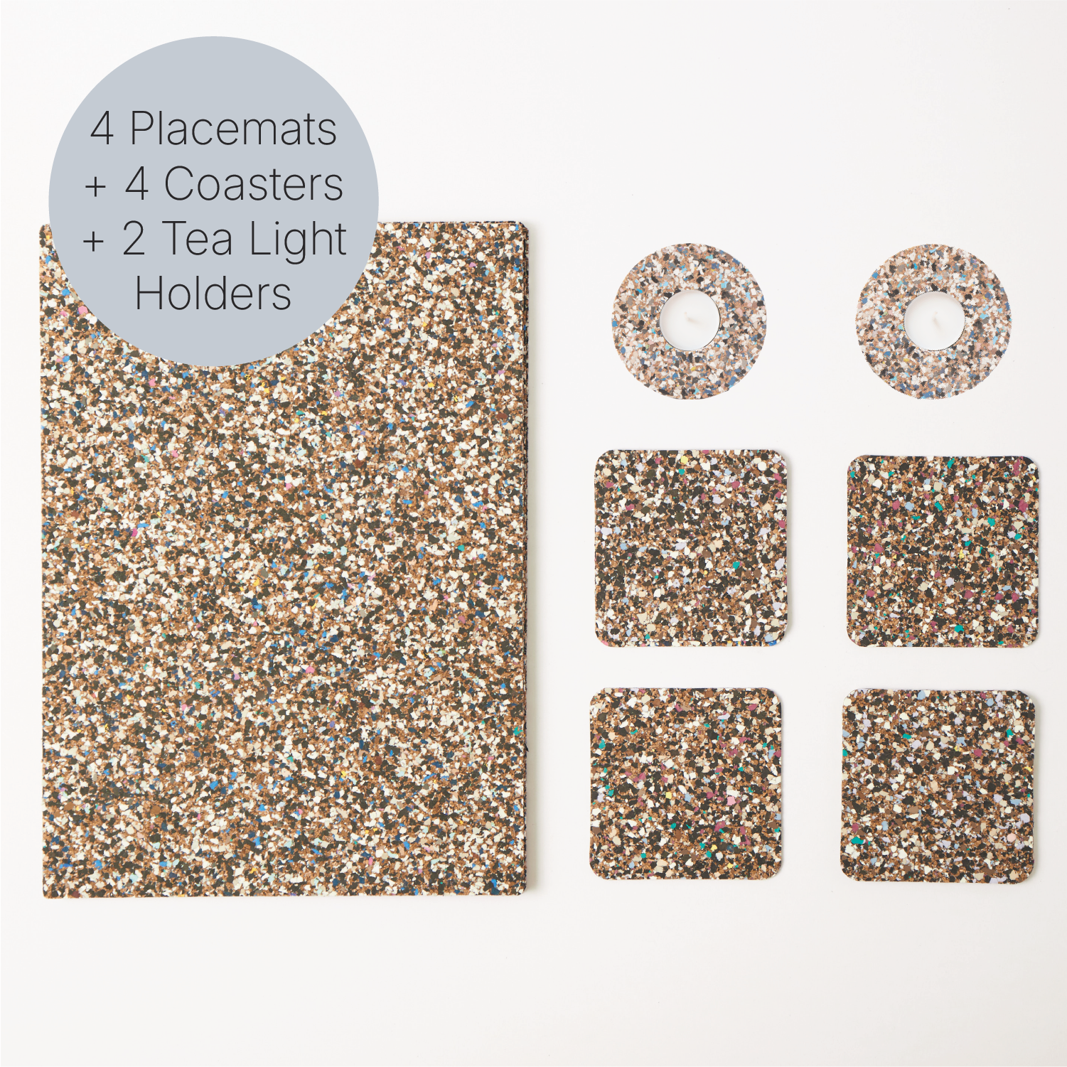 Beach Clean Sustainable Dining Bundle - Rectangle