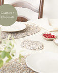 Pebble Placemats and Coasters | S/8