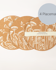 Cork Max Placemats | Flowers | 2 Sets