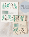 Tea Towel and matching Dishcloths | Giraffe