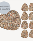 Beach Clean Placemats and Coasters | Pebble S/8