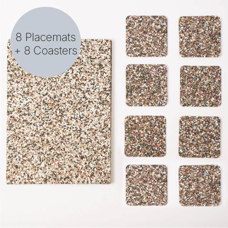 Beach Clean Placemats and Coasters | Rectangle S/8