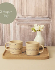 Shipping Forecast Mugs and Tray
