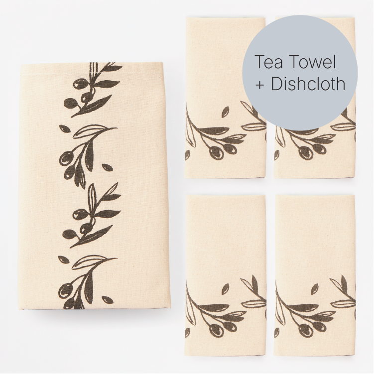 Olive and Pip Table Runner &amp; Napkins | S/4