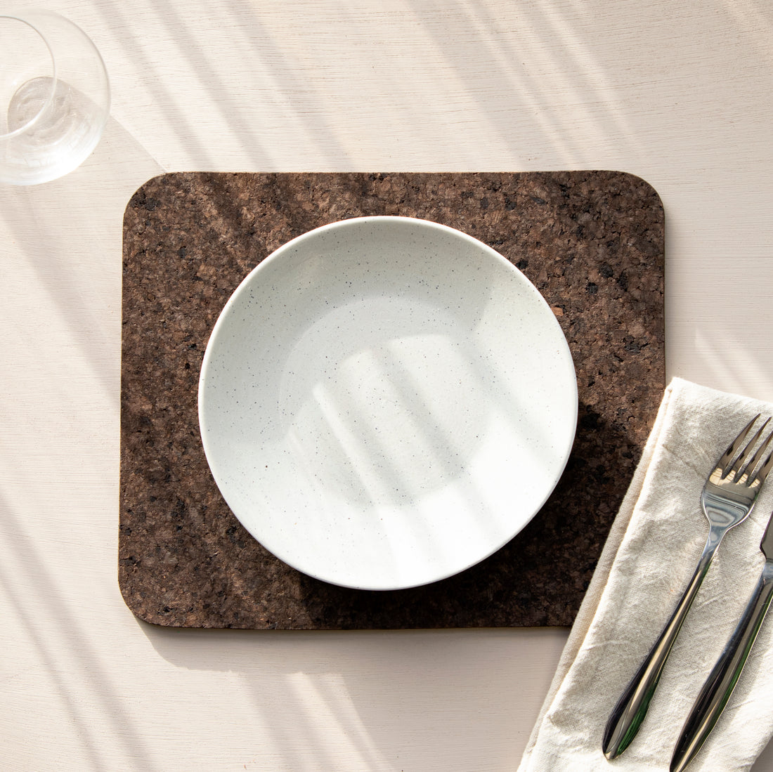 Smoked Cork Placemats | Rectangle