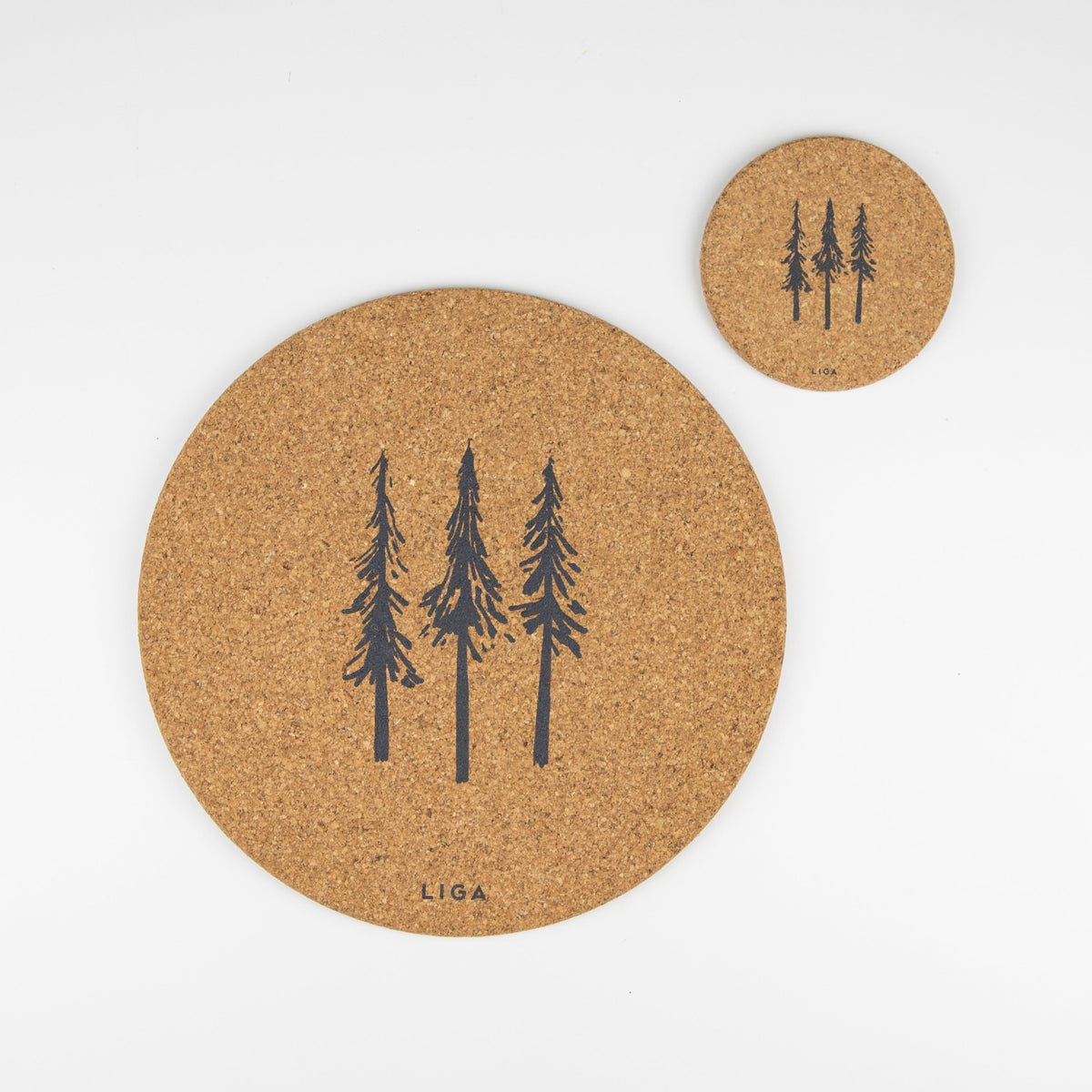 Cork Placemat 30cm | Fir