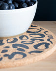 Cork Placemats | Leopard