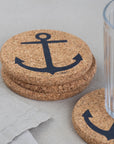 Cork Coaster | Anchor