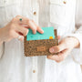 Small Card Holder | Dash Recycled Rubber + Eco Cork