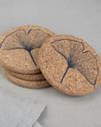 Cork Coaster | Gingko