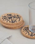 Cork Coaster | Iris