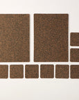 Dash Recycled Rubber & Cork Placemats and Coasters | Rectangle Set of 8