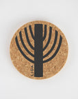 Cork Coaster | Winter Tree