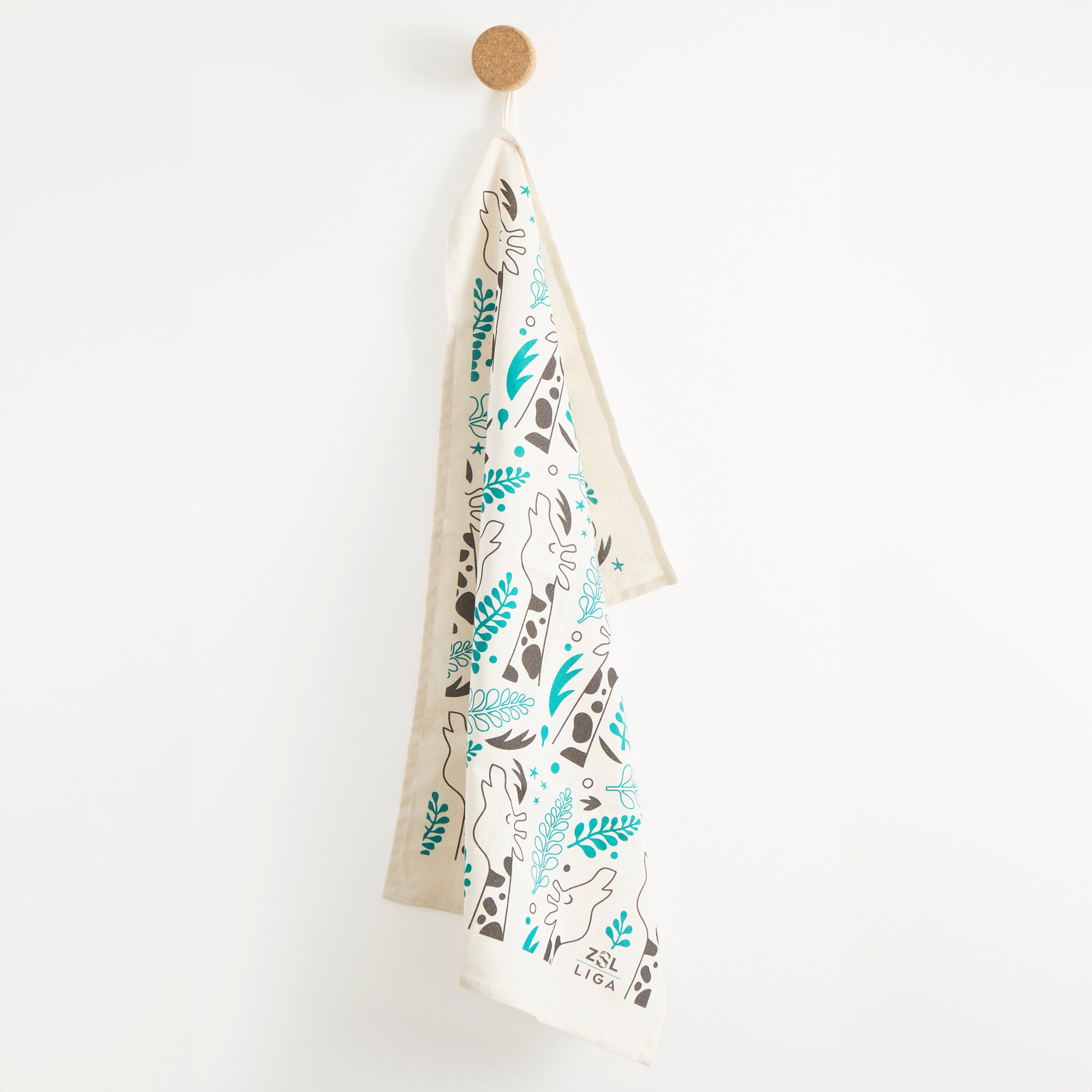 Giraffes  | Cork and Tile Trivet, Tea Towel and Dishcloths