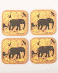 Set of 4 Placemats and matching Coasters | Giraffes