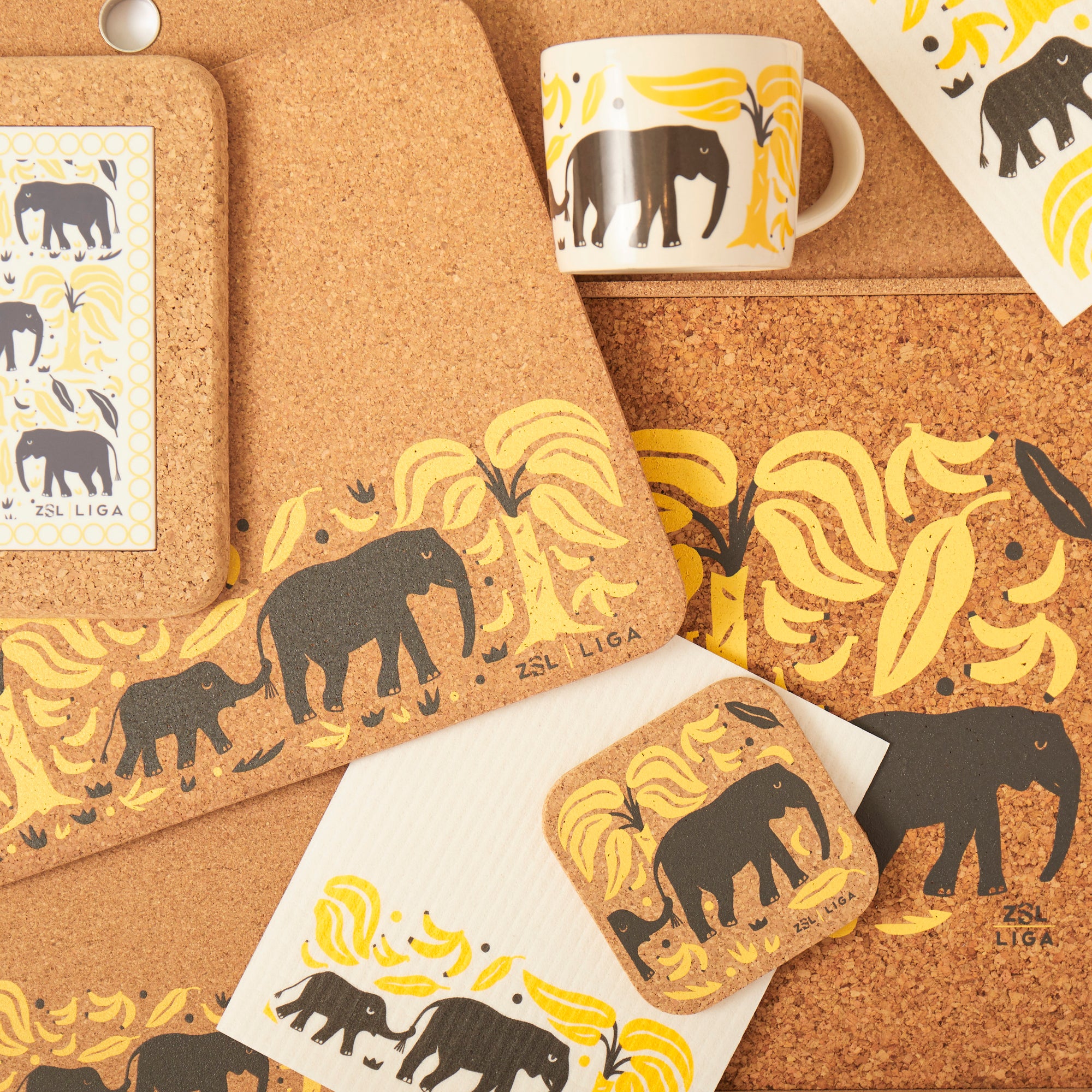 Stoneware Mug | Elephants &amp; Bananas