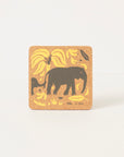 Cork Coasters  | Elephant & Bananas
