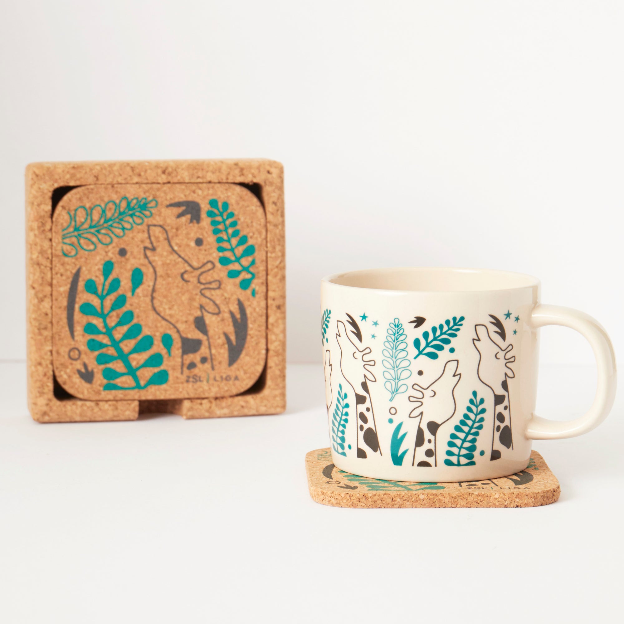 Stoneware Mug | Giraffes