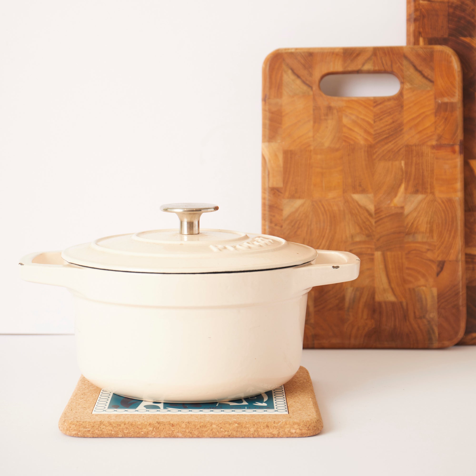 Giraffes  | Cork and Tile Trivet, Tea Towel and Dishcloths