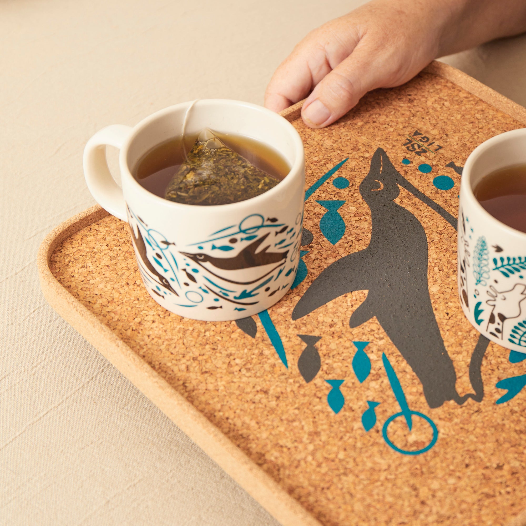 Stoneware Mug | Swimming Penguins