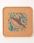 Cork Tray | Swimming Penguins