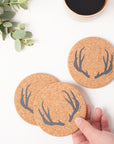 Cork Coasters | Antler