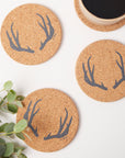 Cork Coasters | Antler