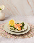 Beach Clean Oval Placemats & Coaster Bundle | Table S/4