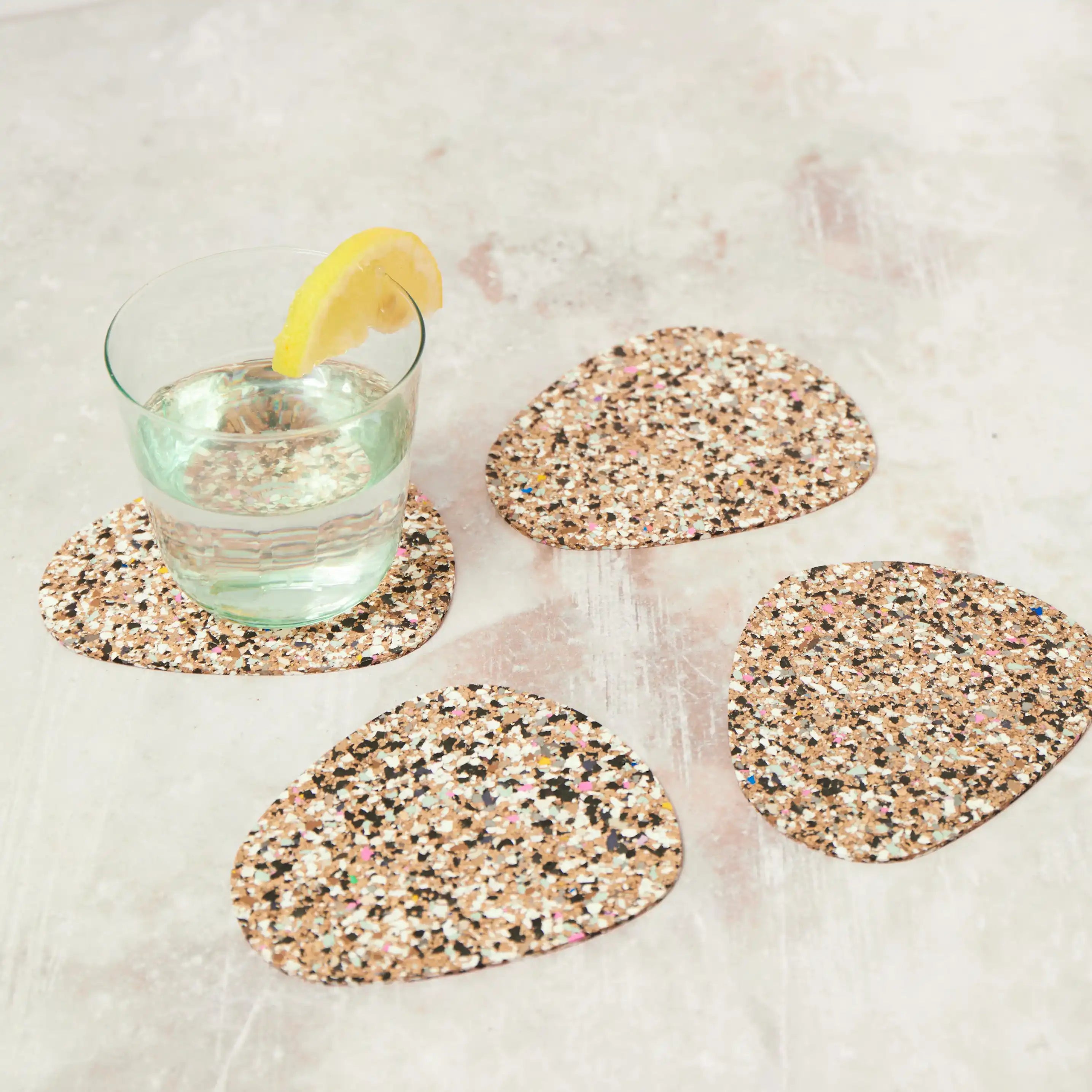Beach Clean Pebble | Coasters Set of 4 – Loveliga.com