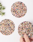 Beach Clean Coasters | Round Set of 4 or 6
