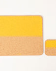 Cork Placemats Rectangle | Beach Set of 4